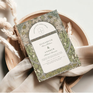 Invitation Mariage Art Nouveau de Green Sage