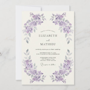 Invitation Mariage Artisterie Fleur de Lavande