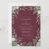 Mariage artistique floral embrassant Bourgogne