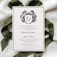 Mariage au Blason de Cheval Monogramme Équestre Él