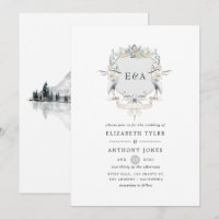Mariage au bord du lac avec vue sur Heron Crest