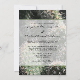 Invitation Mariage au Cactus