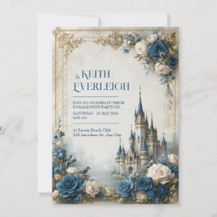 Invitation Mariage au Château de la Rose Bleue