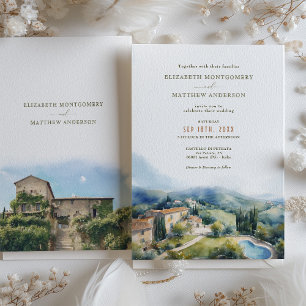 Invitation Mariage au Château Historique de Petrata Assise It