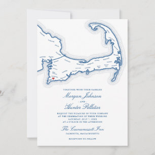 Invitation Mariage au Coonamessett Inn