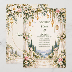 Invitation Mariage au Jardin de Cristal