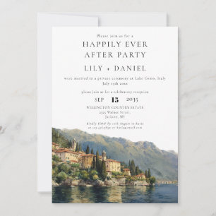 Invitation Mariage au Lac de Côme en Italie pour toujours heu