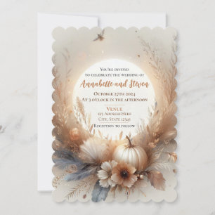 Invitation Mariage automne et automne
