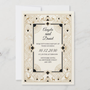 Invitation Mariage aux fleurs sauvages pastel