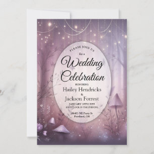 Invitation Mariage aux Lumières Magiques de Lavande