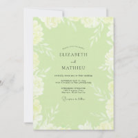 Mariage aux Pivoines Pistache