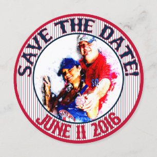 Invitation Mariage Baseball Save-The-Date-HOWARD, Option 4