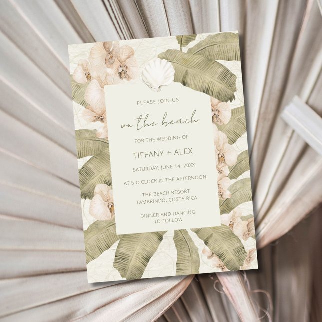 Invitation Mariage Beachy Boho (Beachy Boho Wedding Invitation)