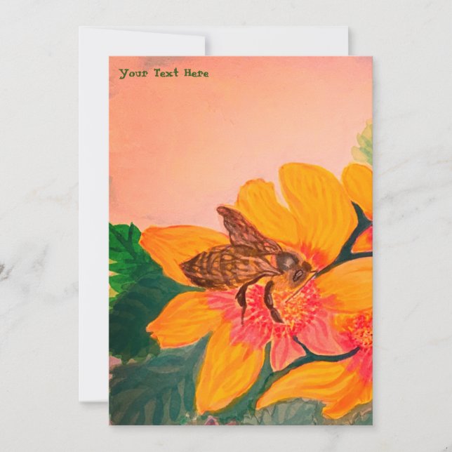 Invitation Mariage Bee (Devant)