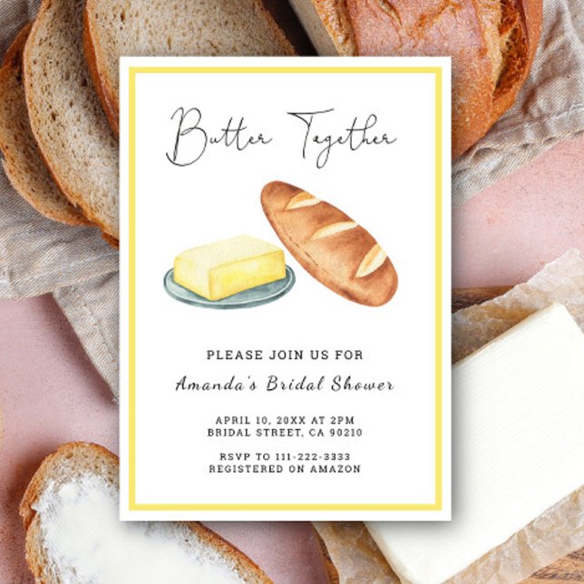Invitation Mariage Beurré Ensemble Baby Shower (Créateur téléchargé)