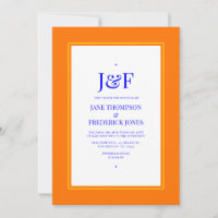 Mariage Bleu, Orange, Jaune et Rouge