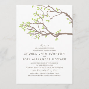 Invitation Mariage Blisser Branches
