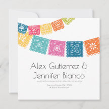 Mariage - Boda - Mariage Papel Picado
