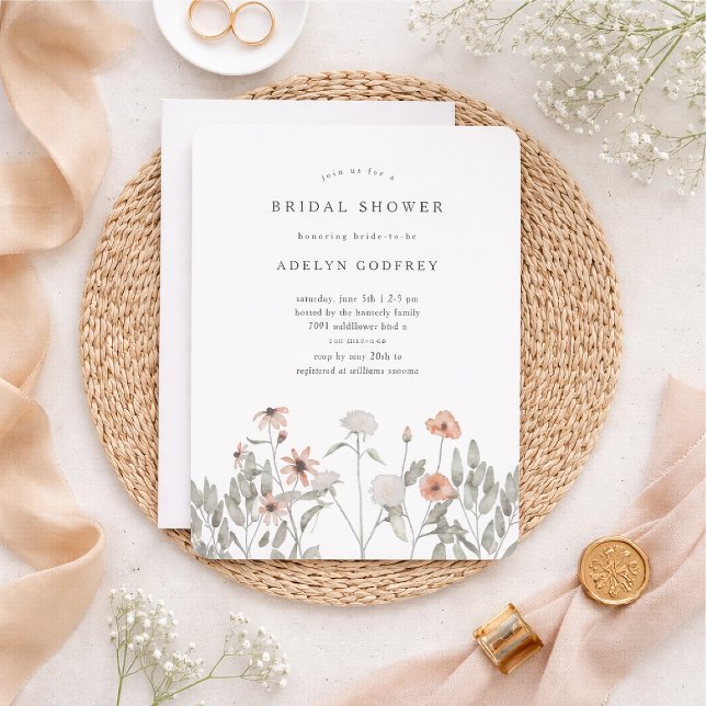 Invitation Mariage bohème champêtre (Créateur téléchargé)