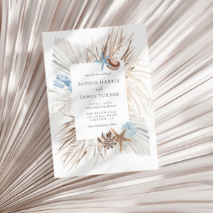 Invitation Mariage Bohème sur la Plage