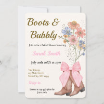 Mariage Boots and Bubbly