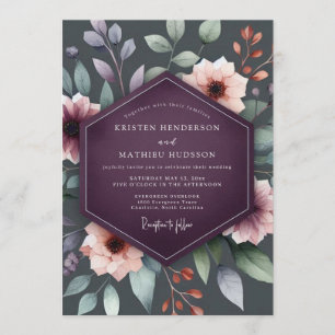 Invitation Mariage Botanique Automnal de Prune Moody
