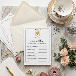 Invitation Mariage Bridgerton