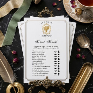 Invitation Mariage Bridgerton