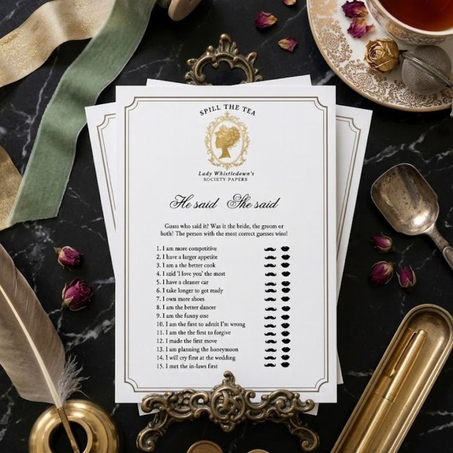 Invitation Mariage Bridgerton (Créateur téléchargé)