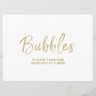 Invitation Mariage "Bubbles" Désactiver l'option Style