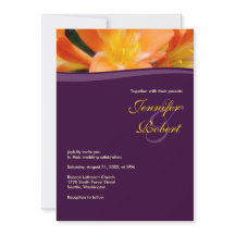 Mariage budget violet et orange