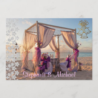 Invitation Mariage Cabana Sur L'Invitation Au Mariage De Plag