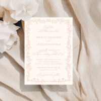 Mariage Cadre Roses Douces Antiquités