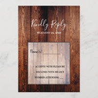 Mariage campagnard de script rustique en bois de g