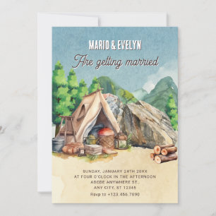 Invitation Mariage camping-car