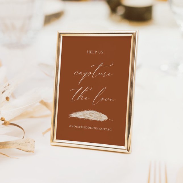 Invitation Mariage Capture Le Hashtag Amour (Créateur téléchargé)