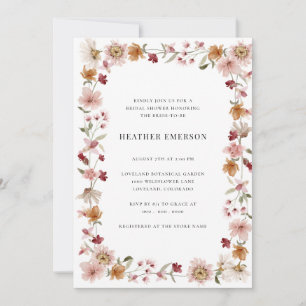 Invitation Mariage champêtre Bohème