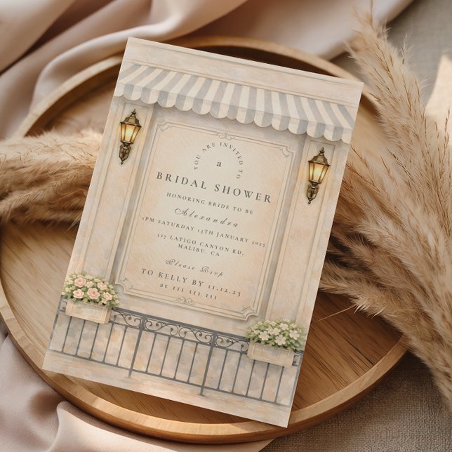 Invitation Mariage champêtre fleuri de style rétro (Créateur téléchargé)