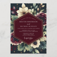 Mariage Chef-d'œuvre Claret Noir