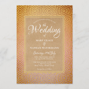 Invitation Mariage chic dans le désert marocain