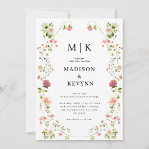 Invitation Mariage Chic Wildflower
