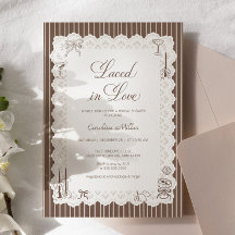 Mariage Chocolat Brun Entrelacé d'Amour