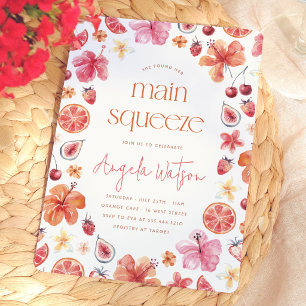 Invitation Mariage Citron Principal Fête de Mariée