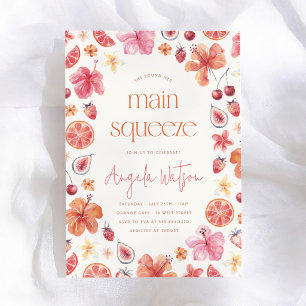 Invitation Mariage Citron Principal Fête de Mariée