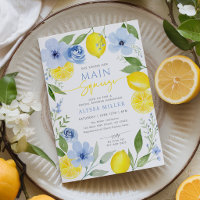 Mariage civil Fleur Bleue Citron Main Squeeze