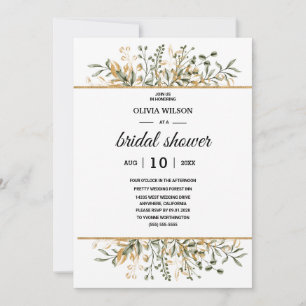 Invitation Mariage civil Rose Bourgeois Or Foncé