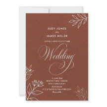 mariage classique minimal simple rustique en terre