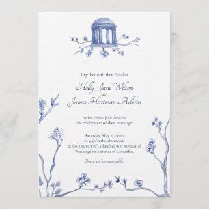Invitation MARIAGE commémoratif de guerre du DC - Holly & Jam