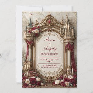 Invitation Mariage Conte de Fée au Château de Bourgogne