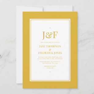 Invitation Mariage couleur Sundial